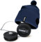 Earebel Sound by JBL Bluetooth 5.0 On-Ear Kopfhörer mit Mikrofon – Sport Impulse Beanie Navy mit Kopfhörer zum Laufen, Workout, Fitnessstudio, Training - kompatibel zu Apple UVM.
