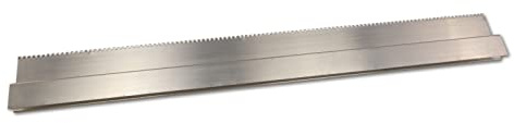 DEWEPRO® H-Profil Aluminium Kartätsche mit Dreieckzahnung, Setzlatte150cm - Abziehlatte - Richtscheit - Putzlatte