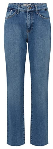 Mavi Damen Paris Jeans, Dunkel Gebürstet Denim, 27W / 30L EU