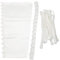 VIGAN 3 Stück/Set Hochzeitskleid Reißverschluss Ersatz Verstellbares Korsett Rückseite Kit Schnürung Satinband DIY Handwerk Hochzeitskleid Zubehör (weiß)