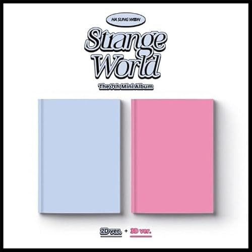(Photo Book Version) HA SUNG WOON STRANGE WORLD 7th Mini Album ( 2D / 3D - Random Ver. ) K-POP SEALED
