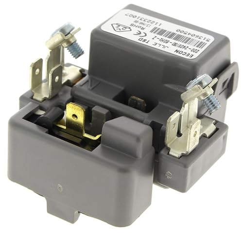 Electrolux Relay + Klixon 110nfbyy for Refrigerator, Manual, DIN Rail Mount, Screw, Normally Closed, 10A, Compatible with ARN2372 (FAURE)