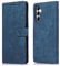 MIKULLE Coque pour Samsung Galaxy A14 4G / 5G 6.6 Pouces,Housse en Cuir Premium PU Pochette de Flip Portefeuille Case Magnétique Antichoc Protection Etui à Rabat - Bleu