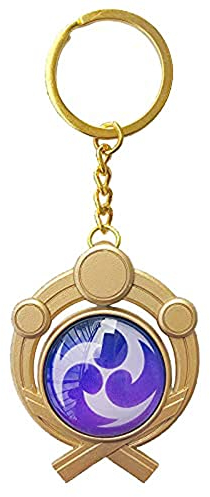 Genshin Leuchtende Schlüsselanhänger Spielzeug Impact Inazuma Elektro-Schlüsselanhänger Gold Spielfigur Schlüsselanhänger Anhänger Schlüsselanhänger Genshin Charakter Cosplay