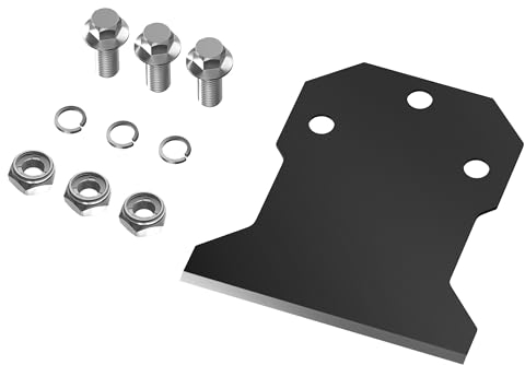 Nucraft Lame de rechange pour burin,1pièces avec 3 vis, pour Burin à spatule P12M SDS-Plus, 100 * 110 mm, en acier super-élastique 65Mn