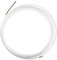 Cable Retraction Aid 25 m Spring Retractable Tape Cable Entry Tape for Cable Laying Cable Retractable Spiral 25 m Diameter 3 mm Retractable Tape for Cable Laying Empty Pipes White