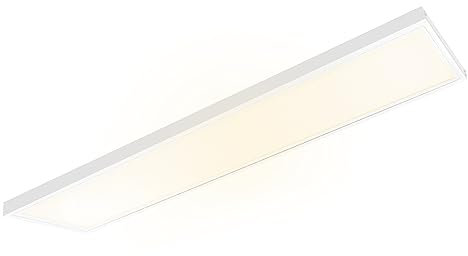 Xtend EcoLight LED Panel 120x30cm dimmbar Warmweiß 3000K 3400lm Alu Montagerahmen Aufputz LED Deckenleuchte Aufbaupanel PLe2.2