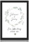 MilaBoo® personalisiertes Geldgeschenk Hochzeit - Leben Lang Geldgeschenk mit ausgestanztem & zum Geldverschenken mit Rahmen auf Hahnemühlen Papier Made in Germany A3 A4 A5-Poster im braunen Umschlag