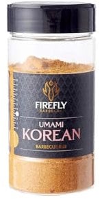 Firefly Barbecue Korean BBQ Umami Rub with Gochugaru & Miso - Seasoning Mix for Chicken Breast, Seafood & Vegetables - Dry Marinade for Grilling, Roasting & Air Frying 300ml