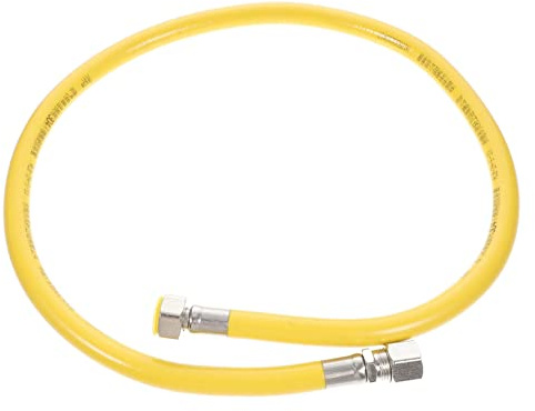 Mikikit Stainless Steel Lpg Gas Pipe BBQ Hose Corrugated Design for Range Stove Furnace