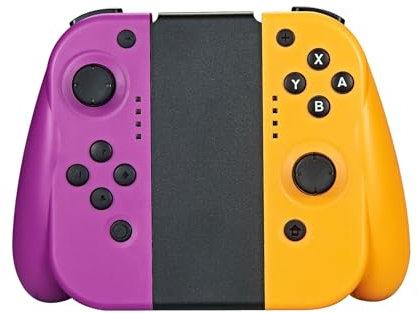 Maegoo Wireless controller für Switch, L/R Controller Joysticks für Switch mit Doppel Vibration, Turbo, Sechs-Achsen-Gyroskop, 400mah Battery Akku