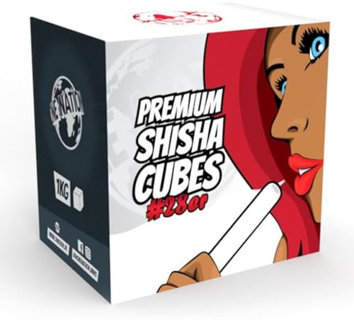 ONE Nation | Premium 28er Kokoskohle Naturkohle, Coconut Charcoal Kokosnuss Kohle, Briketts aus Kokosnussschalen, Grillkohle Kohlewürfel I Geschmacksneutral, Langer Brenndauer 1kg