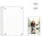 AABDTYYD 4 Piezas Marco Fotos Metacrilato Nevera - Imanes Personalizados Frigorífico, Portafotos Magnético Transparente Doble Cara 9x6 cm para Fotos 3, Set Decorativo
