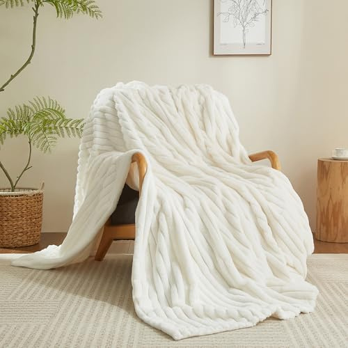 Luofanfei Kuscheldecke Wohndecke 200x200 Weiß Samt Decke Kuschelig Warme Flauschige Fleecedecke Bettüberwurf Couchdecke Tagesdecke Sofadecke Blanket Für Sofa Überwurf Bett Schlafzimmer Büro