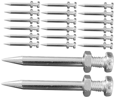 Milisten 20 Pezzi Accessori Scarpe Aeratore in Metallo Chiodi Resistenti per Aerazione Spikes per Aggiunta Ossigeno e Nutrienti al