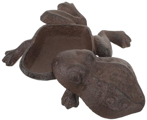 Alasum Boîte à Clés de Grenouille en Fer, Décorative et Cache-clés | Boîtes à Clés Cachées, Cache-clés de Jardin, Clé Ancienne, pour Jardin ou Bureau