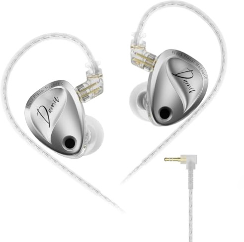 KZ Duonic - Auriculares intrauditivos con monitor intrauditivo, triple imán planar magnético + auriculares dinámicos superlineales, auriculares de graves de alta fidelidad, ajuste cómodo, aislamiento