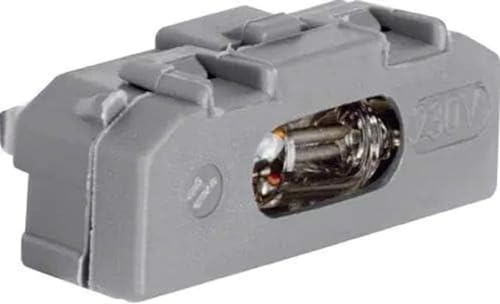 Hager – Lampe Neon Switch für Bipolar 230 V 0, 9 Ma Grau