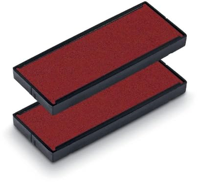 Trodat Replacement Ink Pads 6/4925 - Pack of 2 - Red Ink - For The Printy 4925 | No fading, non-fading, print dries quickly, smudge-proof, indelible