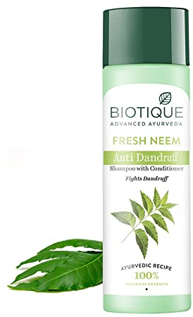 Biotique Margosa-Fresh Daily Schuppen Expertise Shampoo und Pflegespülung für alle Haartypen 210 ml