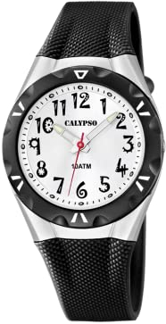 Calypso Damen Analog Quarz Uhr mit Plastik Armband K6064/2