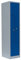 Lüllmann Spind komplett montiert 2er Z-Spind blau 180x41,5x50cm (HxBxT) Umkleide Stahl Kleiderspind Spindschrank Garderobenschrank 525101
