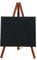Securit 24cm x 15cm Mini Staffelei Kreidetafel mit lackiertem Holz inklusive 1. Kreidestift Mahaghoni