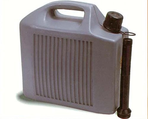 HELGUEFER - Bidon Gasolina 17L | Garrafa Gasolina PEHD con Vertedor | Deposito Resistente y de Calidad | Transporte y Almacenaje Seguro de Gasoil, Uso Profesional o Doméstico