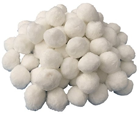 New Plast 0193 - Materiale Filtrante per Filtro Piscina, 700 Grammi, Bianco