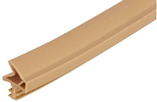 Gedotec Zugluftstopper für Zimmertür S 6577a | 1 Rolle - Türrahmen Dichtung | Länge: 25 m | Falzbreite: 12 mm | Türdichtung Kunststoff TPE weich PVC dunkel-braun | zum Abdichten von Türen | Türgummi