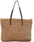 Femme Fille Sac de Plage Cabas Paille Sacs Fourre Tout pour Shopping Voyage Café Léger