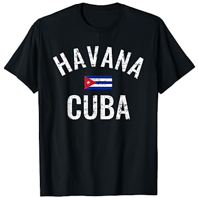 Flagge Kuba Havanna TShirt T-Shirt