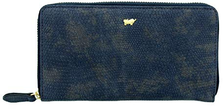 Braun Büffel Langbörse m. Reisverschluss 18 Kreditkartenfächer Marsala Leder 10 x 19 x 2,5 cm (H/B/T) Damen Brieftasche (25255-685)
