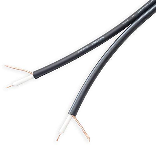 Mogami 2965 Twin Coaxial Audio Video Cable. High Definition 75 Ohm Shotgun. 25m