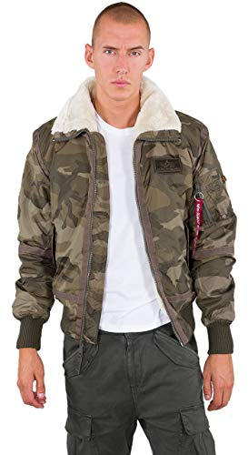 Alpha Industries Herren B15-3 TT, Olive Camo, M