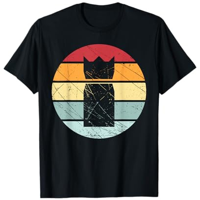 Vintage KUBB Motiv Wikingerspiel Wikingerschach Retro Grafik T-Shirt