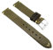 Sandtuhr Fluco Hunter Vintage Leder Uhrenarmband Oliv grün 20mm Made in Germany