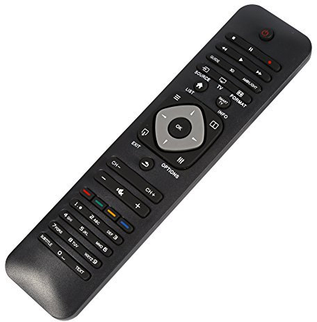 Télécommande Universelle de Rechange pour téléviseur Philip S LCD LED Smart TV 8 m de Distance