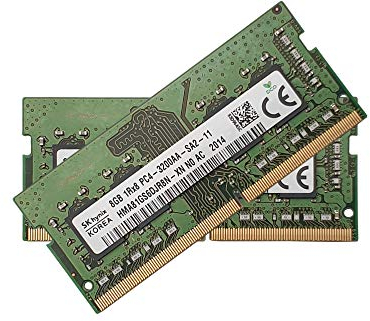 Hynix 16 GB (8 GB x 2) DDR4 PC4-25600 3200 MHz 260 pin SO-DIMM RAM de memoria RAM