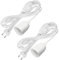 U/D Portalámparas E27 con Interruptor 2 Piezas Adaptador de Lámpara con Enchufe con Cable de 450cm Casquillos para Bombillas Exterior para Lámpara de Pie, Candelabro, Lámpara Creativa