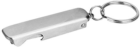EVTSCAN Nagelschneider, 2 in 1 Mini Tool Schlüsselanhänger Ring Nagelschneider Clippers Flaschenöffner