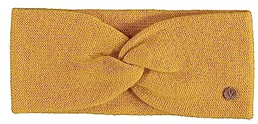 FRAAS Damen Stirnband aus Kaschmir - 24 x 10,5 cm - warmes Strickband mit Schleife
