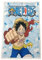 One Piece Kuscheldecke Sherpa Luffy, 100 x 150 cm, Fleecedecke für Fans und Leidenschaften, Cocooning, für warme Abende, offizielles Lizenzprodukt, sehr weich, bequem und warm