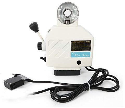 Ethedeal X Axis Power Feed Milling Machine, Milling Power Feed Power Feeder, 135lb/in X-Axis Power Feed Kit for Bridgeport Milling Machine Power Feeder 220V (HW-HJWJL-386-CMH)
