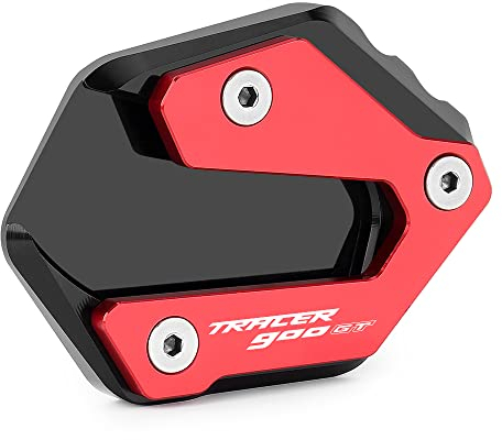 CXEPI Motorrad Seitenständer Vergrößern Fuß-Verbreiterung Ständer Platte Pad Für TRACER 900 GT 2017-2022 2021 Tracer 900gt 2020