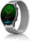 PaceBid 22 mm Correa Compatible con Amazfit GTR 3 Pro/Amazfit GTR 3, Repuesto Correa de Acero Inoxidable, Correa de Malla Ajustable Magnético Pulsera para Amazfit GTR 2 / Amazfit GTR 2e -(Plata)