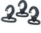10pcs plastica aragosta fibbia cinghia girevole rotante fibbia gancio per viaggio sport borsa zaino (32mm) ET1879
