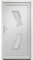 vidaXL Porta Ingresso Bianca 98x200 cm in PVC, porta, porta di ingresso, porta d'ingresso in PVC, porta entrata, porta in PVC, porte, porte in PVC