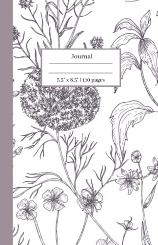 Vintage Flowers Journal