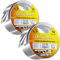 DECO EXPRESS Ruban Adhésif Aluminium, Ruban Scellant Métallique 45mm x 10/25/50m, Ruban Adhesif Haute Temperature pour Réparation Travaux Bricolage (10 M - 2 Pièces)